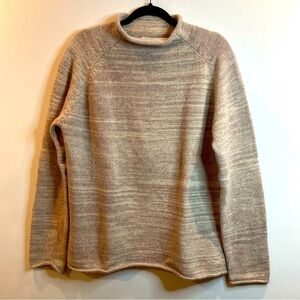 LEVI’S Sz XL Lambswool Blend Rolled Crew Neck Super Soft  Sweater
